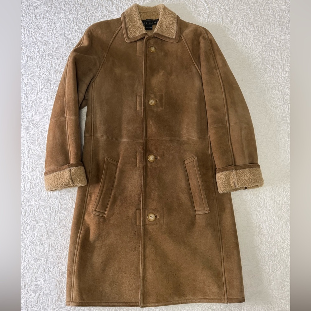 Ralph Lauren Black Label Lamb Shearling Coat